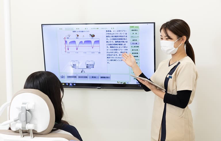 丁寧なカウンセリングCareful counseling